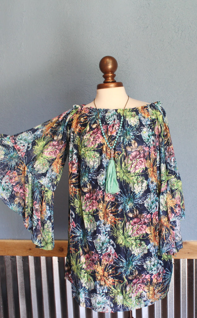 Sassy Floral Print Dress